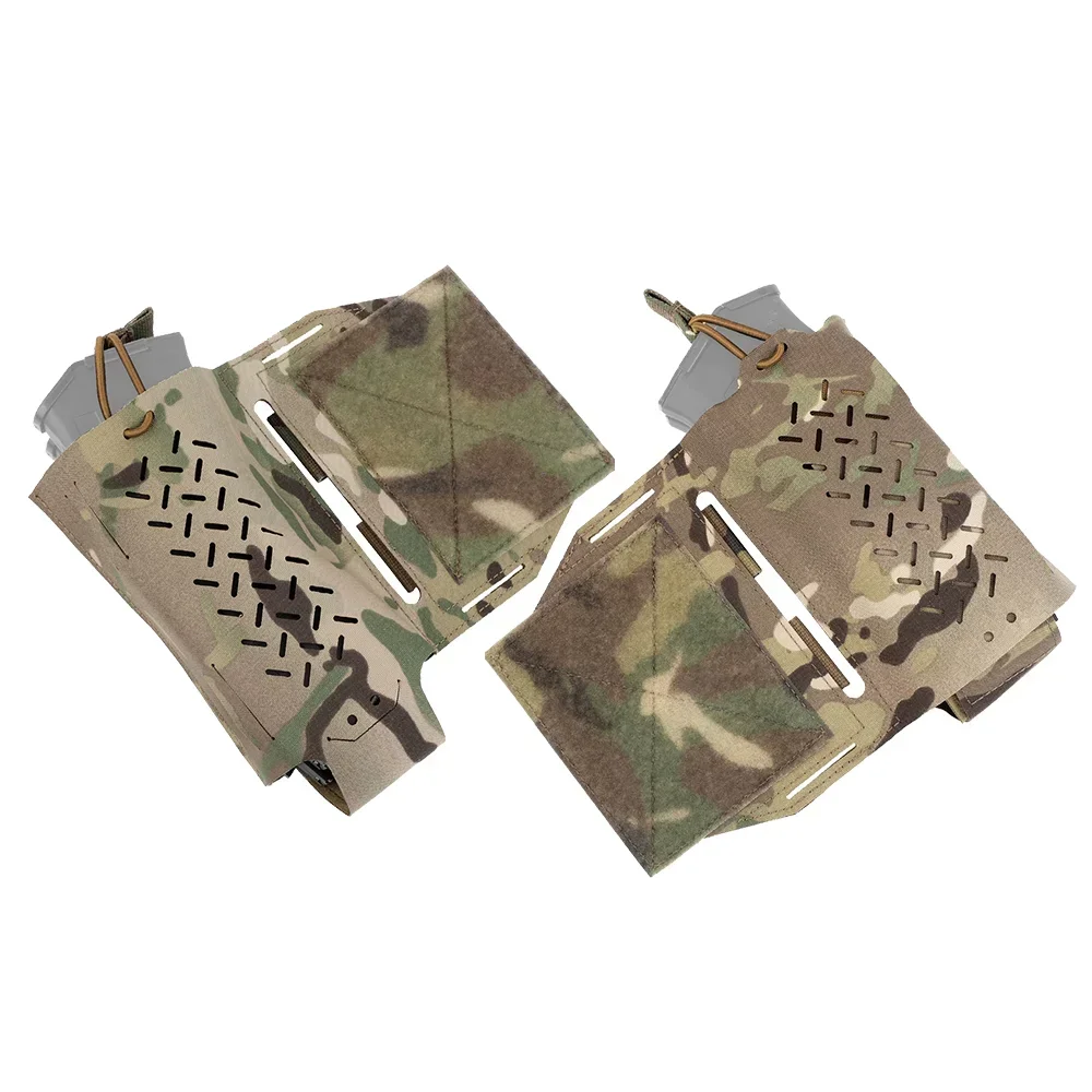 2 unids/set chaleco de caza MK2 expansor ala aire suave chaleco táctico soporte de Radio revista Mag bolsa frontal pecho Rig Accesorios - imagen 3