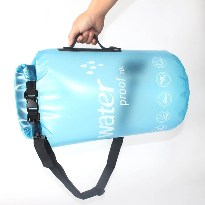 10L 20L PVC Waterproof Bag Boating Swimming Man Women Outdoor Diving Rafting Floating Ocean Water Lightweight Portable Bags - imagen 3