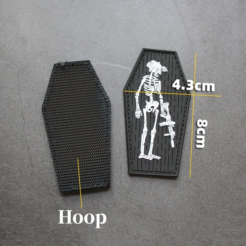 Projektmonark réplica de la ciencia monstruo nocturno, parches de PVC, accesorio táctico ruso, insignia de moral sombla313, pegatina para mochila - imagen 3