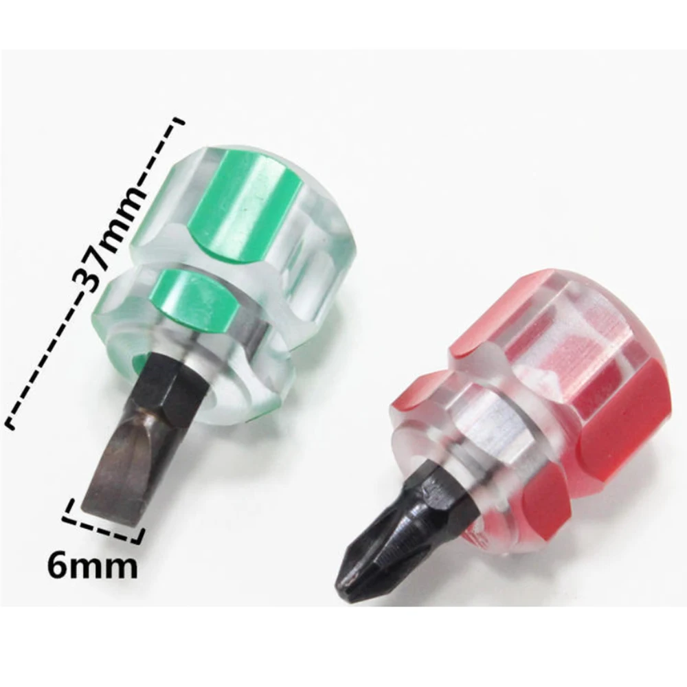 Juego de destornilladores, Mini destornillador portátil pequeño con cabeza de rábano, herramientas de reparación de automóviles de precisión, herramientas manuales de reparación con mango transparente - imagen 2