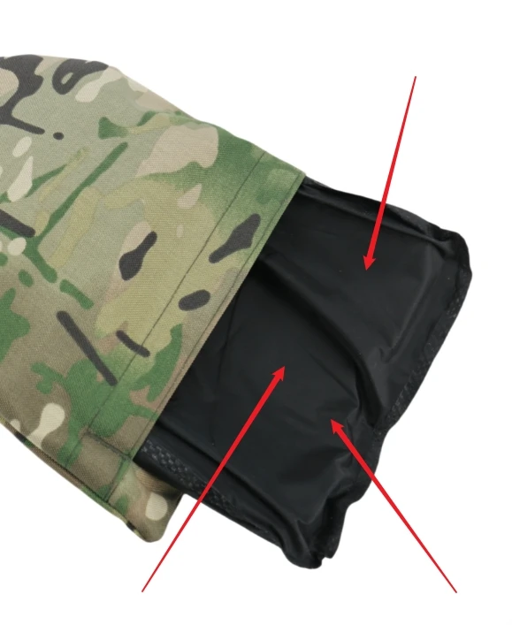 Forro interior de protección antibalas UHMWPE IIIA para hombros, 20*20cm (1 par)