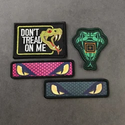 Parche de velcro táctico cabeza de serpiente – Para chaleco o mochila
