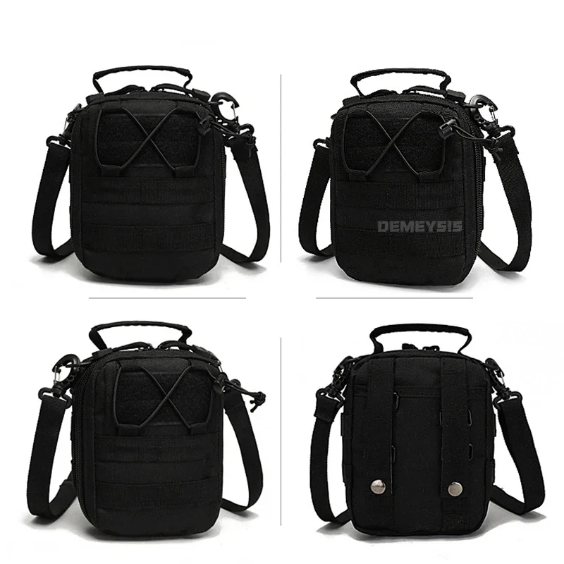 Bolsas de senderismo al aire libre, bolsas portátiles para escalar, acampar, pescar, bolsas de pecho de gran capacidad, bolsa táctica Molle para deportes de combate y Paintball - imagen 3