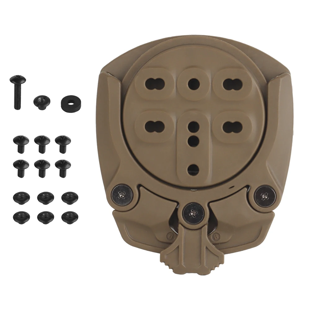 Kit táctico Molle de rotura rápida, ángulo de 360 grados, funda para pistola, adaptador de Base de plataforma para caza, Paintball, accesorios Molle