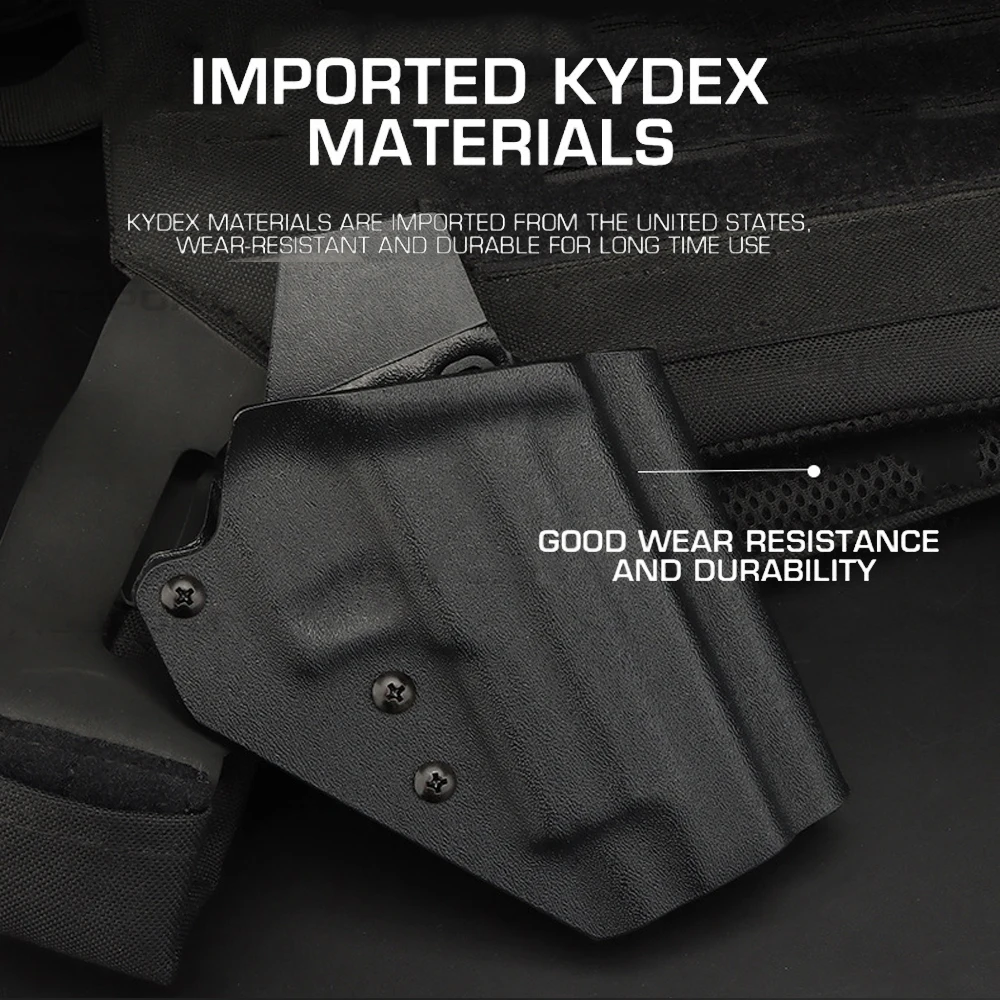 Kydex-funda de pistola táctica para Paintball, funda ligera de tiro rápido para P226, accesorios de caza y Airsoft - imagen 3