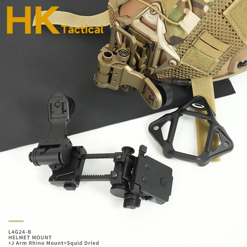Sotac Tactics-soporte de montaje para casco, adaptador de soporte para casco, L4G24-B L4G24 NVG, PVS14, puente Binocular, montaje NVG, brazo J - imagen 4