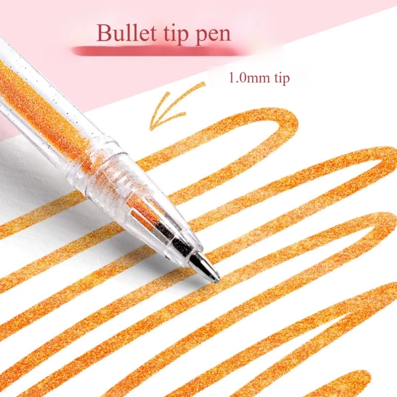 Bolígrafos Gel para libros para colorear para adultos, juego rotuladores Gel punta fina 1mm varios colores - imagen 5