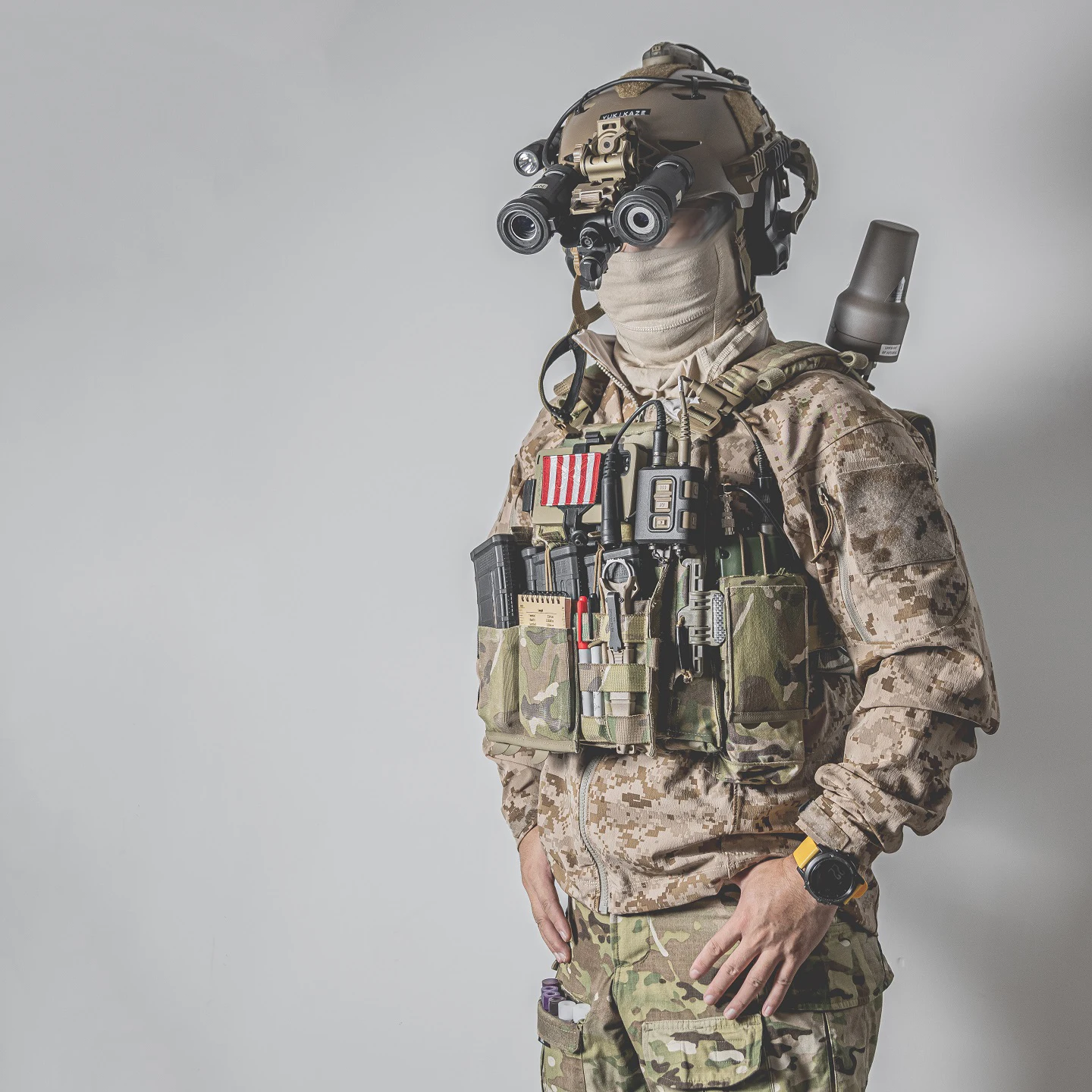 Chaqueta AOR1 elástica de cuatro lados para todo tipo de concha suave versión exquisita táctica - imagen 4