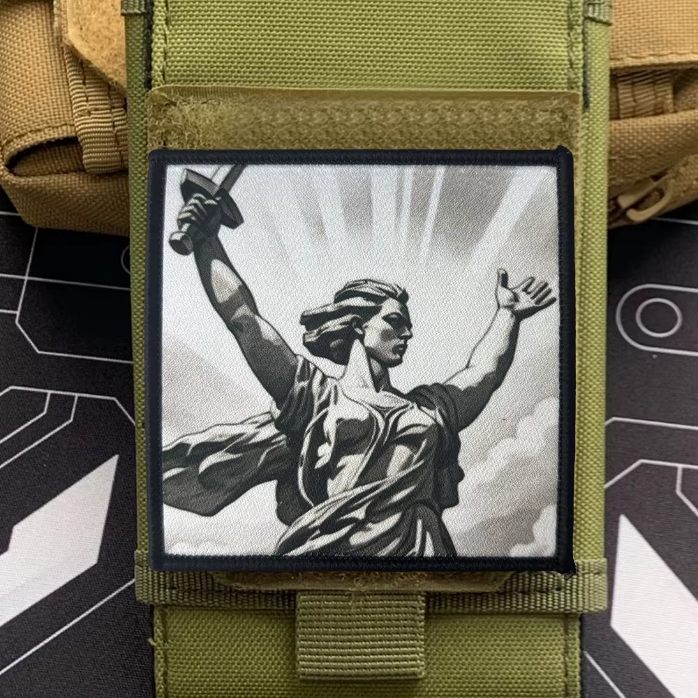 Parche táctico militar Madrina de Rusia para velcro, casco y mochila - imagen 3