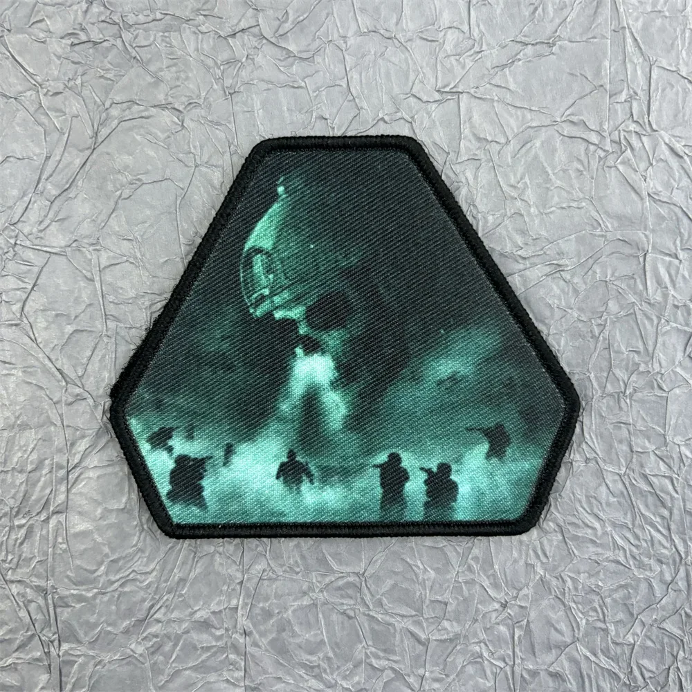 Parche adhesivo con estampado de calavera, insignia de moral, accesorios tácticos y militares, parches de gancho y bucle, apliques para mochila para ropa - imagen 5