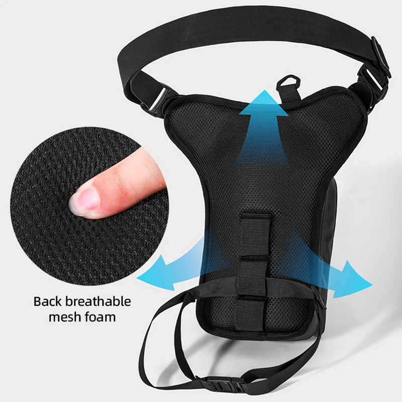 Bolsa táctica para deportes de ciclismo para hombre, bolsa de pecho para conducción al aire libre, escalada, senderismo, viaje, pesca, senderismo, riñonera, bolsos cruzados - imagen 4