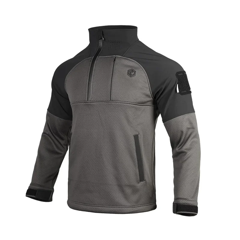 Emersongear etiqueta azul rinoceronte táctico ropa funcional Sudadera con capucha suéter chaqueta cortavientos abrigo calidez deportes al aire libre - imagen 5