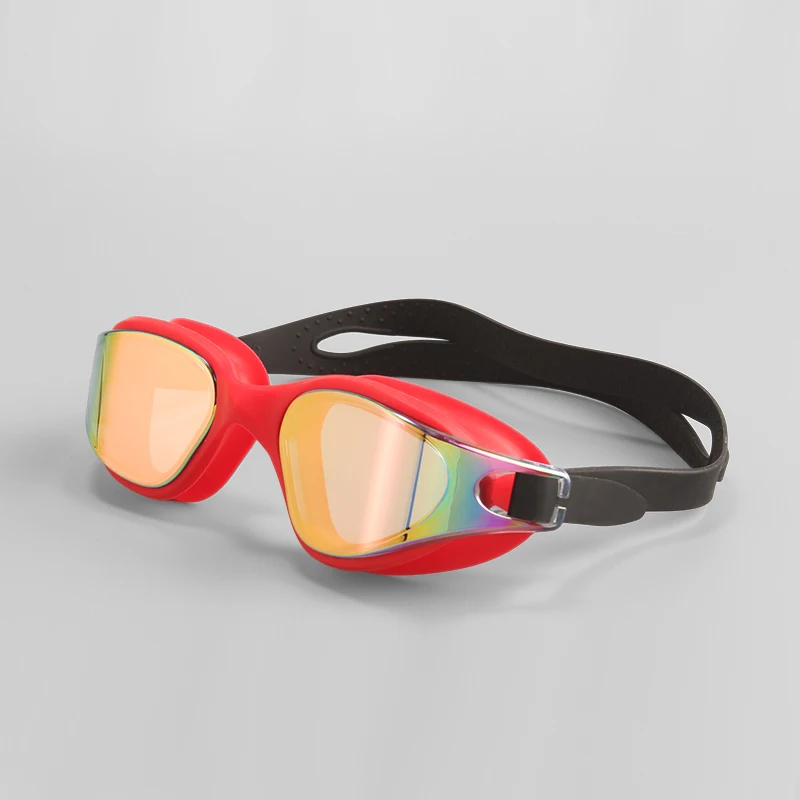 JSJM-Gafas de natación profesionales para adultos, lentes de natación HD antivaho, ajustables, de silicona, Anti-UV, Unisex, nuevas - imagen 4