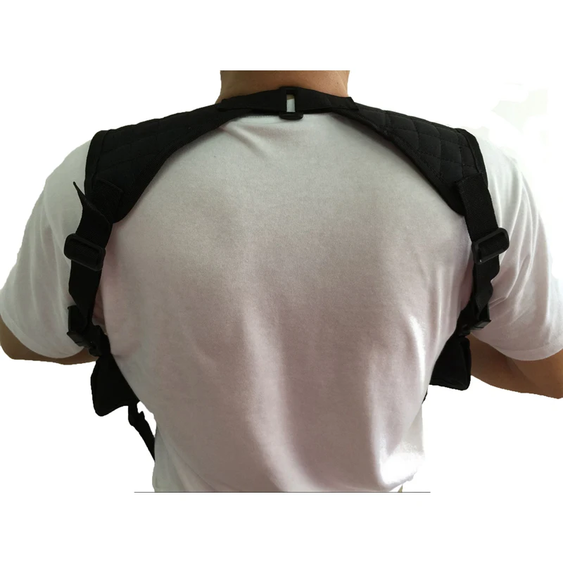 Funda táctica portátil de nailon para pistola, funda de doble hombro para ocultar Glock17 - imagen 5