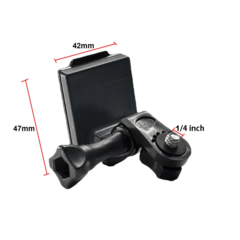 Adaptador de Base para casco táctico, soportes de montaje fijo Gopro, orificio de tornillo de 1/4 pulgadas para Sony AS50R AS300R X3000R AS200V, accesorios para casco - imagen 3