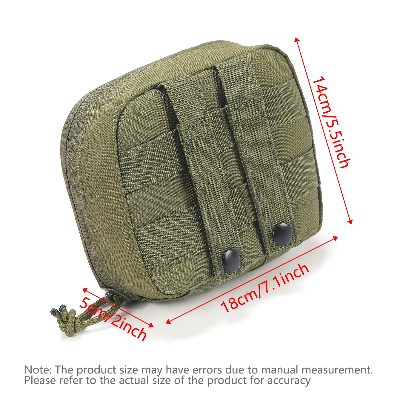 La bolsa de expansión Molle multifuncional se puede conectar a mochilas, chalecos, etc. - imagen 5