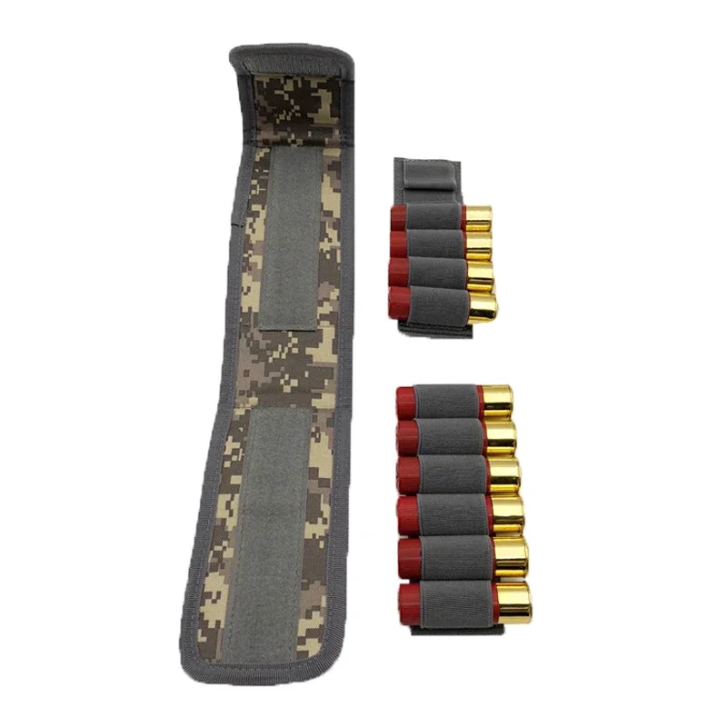 Paquete de balas tácticas de 12G para caza, paquete de 16 conchas redondas, bolsas de balas portátiles para campo, bolsa para revistas Molle, accesorios Airsoft - imagen 4