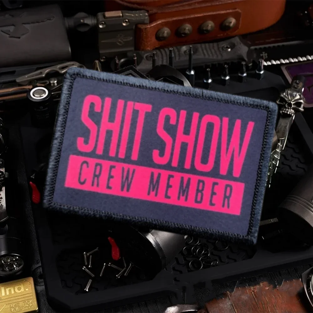 Parches de gancho y bucle para miembros de tripulación, parche táctico de moral divertido, emblema, insignia militar, brazalete, ropa de Chevron, pegatinas para mochila - imagen 5