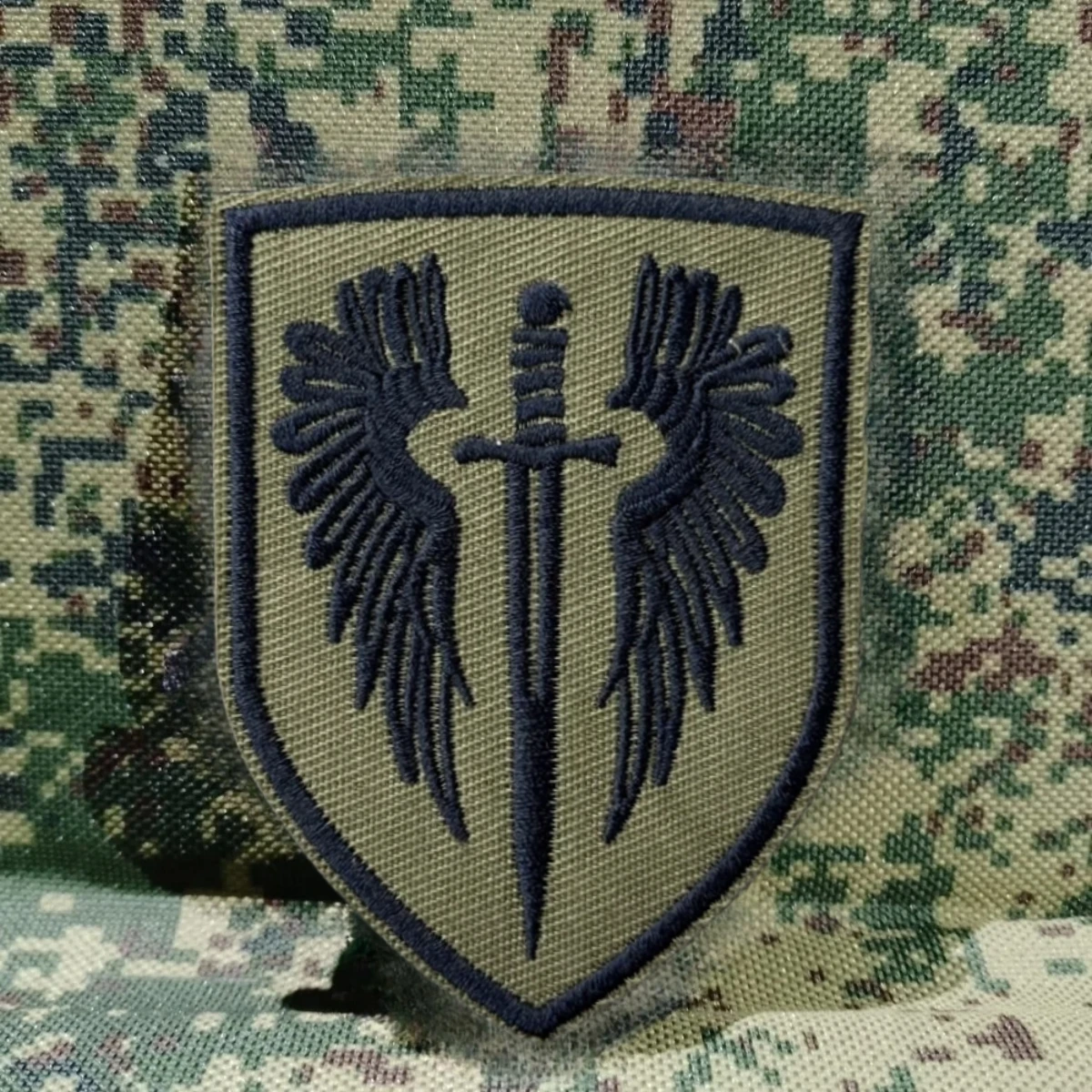 Parche de moral bordado chevron espada – Táctico mochila militar - imagen 3
