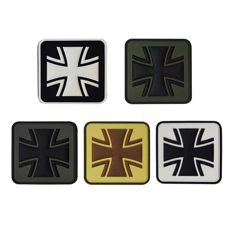 Parche PVC DEU Alemania con gancho – Insignia táctica para mochila