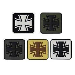Parche PVC DEU Alemania con gancho – Insignia táctica para mochila