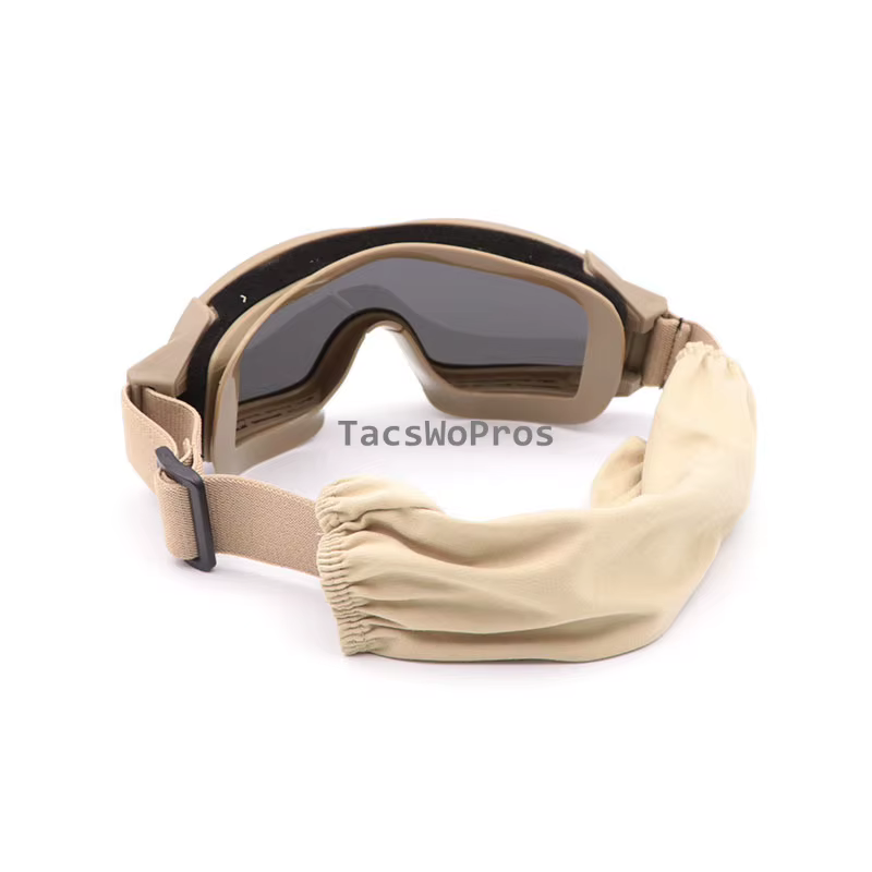Gafas tácticas airsoft de lentes intercambiables antivaho y antipolvo - imagen 3