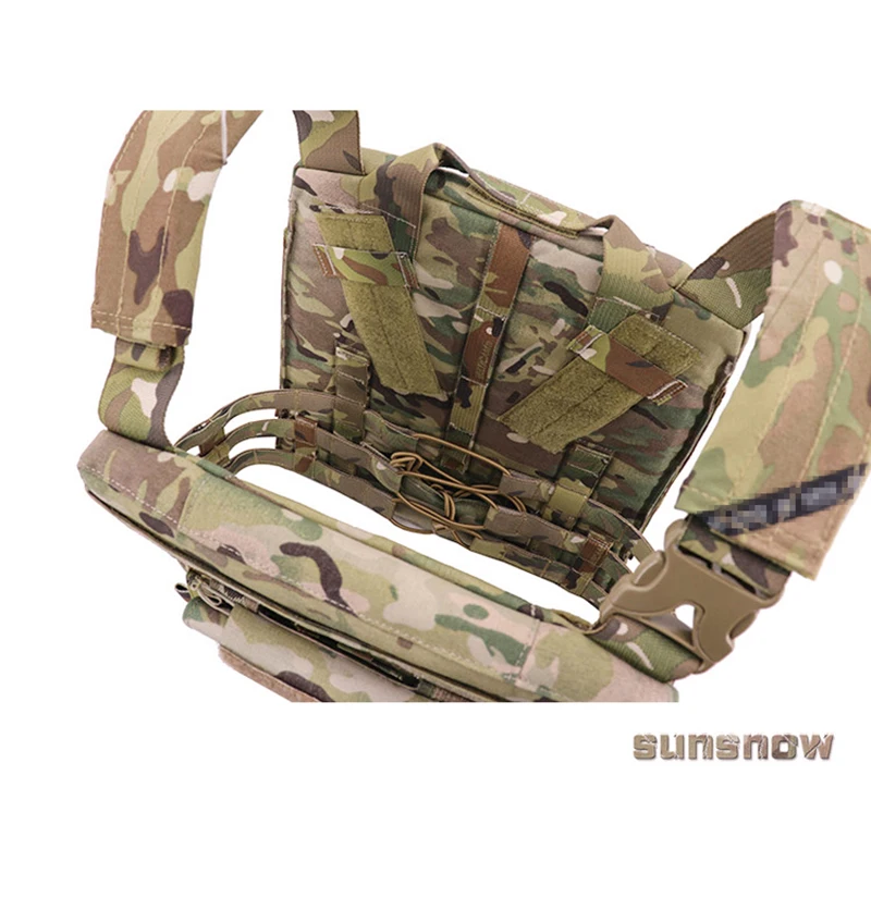 SUNSNOW AVS MBAV Juego de bolsa de arnés de placa Chaleco táctico Placas delanteras y traseras (colores personalizables) - imagen 4