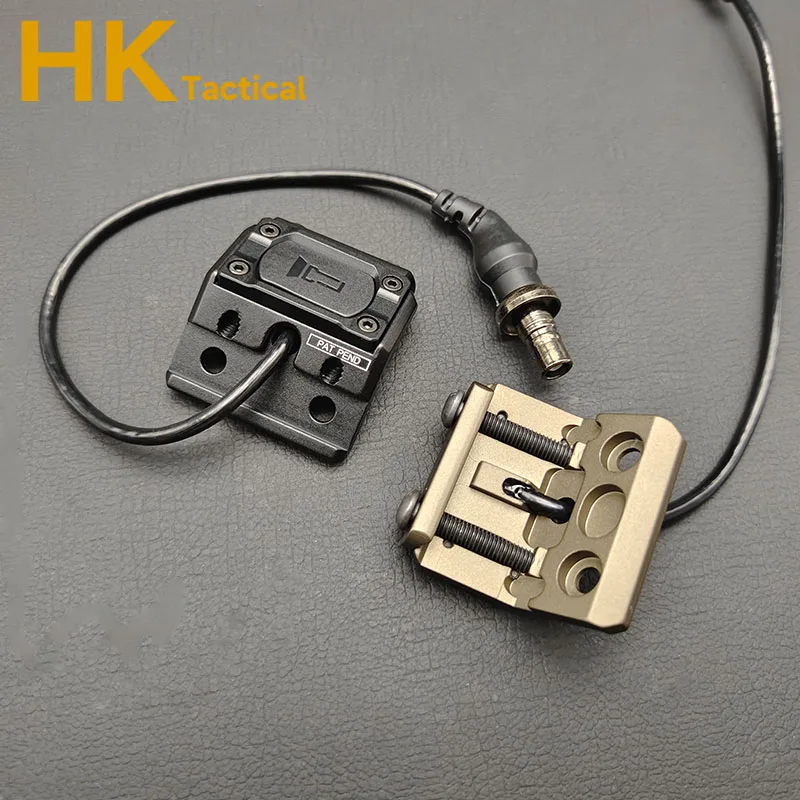 Botón táctico Picatinny Surefir M300 M600 linterna Airsoft montaje interruptor de luz SF PLUG M-LOK Keymod riel de 20mm - imagen 2