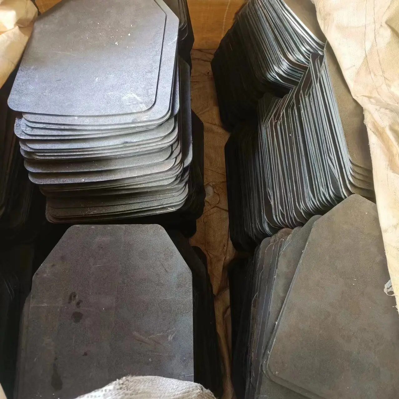 Placa de acero a prueba de balas NIJ IIIA nivel para chaleco de seguridad táctico, armadura corporal balística, tablero compuesto a prueba de puñaladas, 25x30cm - imagen 3