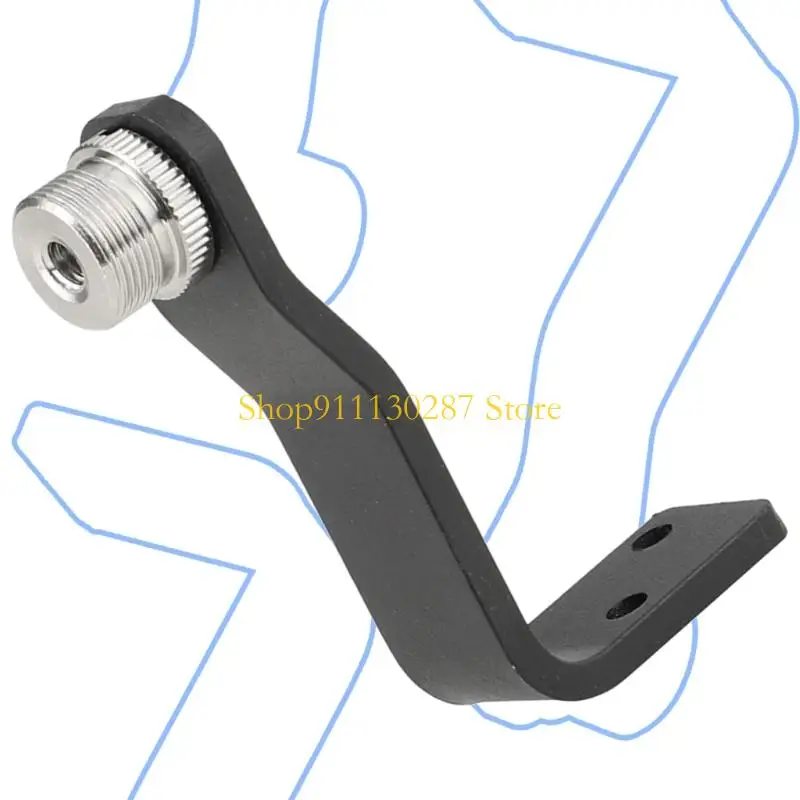 Adaptador tornillo micrófono estándar J1HC con montaje en techo pared ángulo recto 5/8 pulgadas-27 macho a - imagen 2