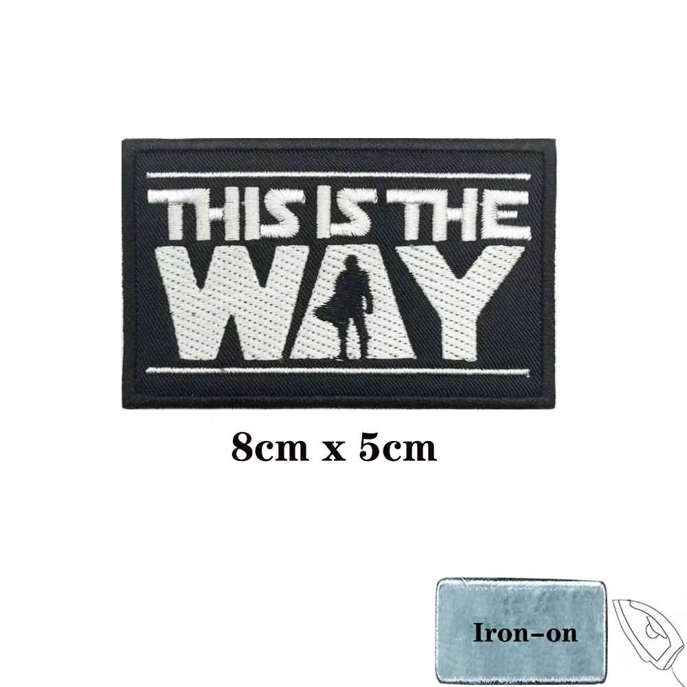 Parche bordado con lazo de gancho, insignia de hierro, banda militar - imagen 2