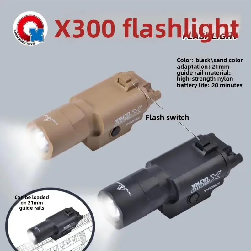Luz táctica X300 X300U, pistola de nailon, luz LED estroboscópica compatible con riel de 20mm, linterna colgante para caza Airsoft, novedad de 2025 - imagen 5