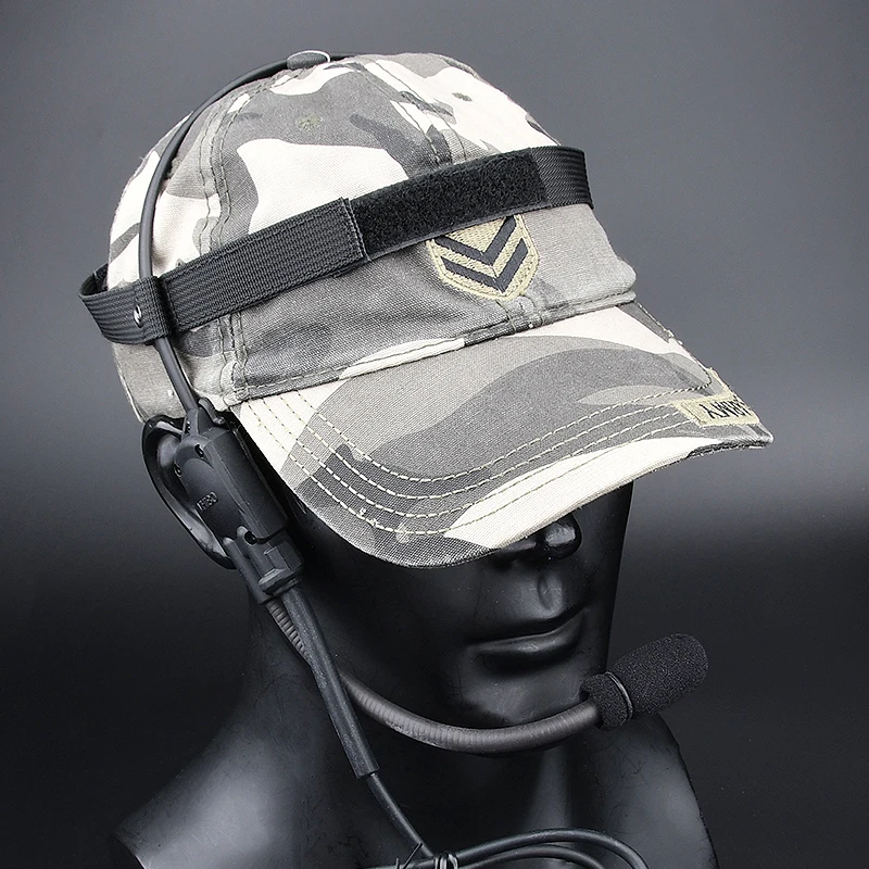 Auriculares tácticos MH180 de comunicación, cascos de conducción ósea transpirables, enchufe 7,0 con Kenwood PTT Airsoft, accesorios de caza - imagen 4