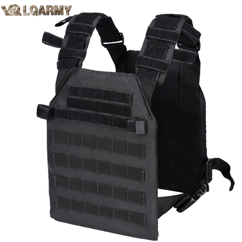 LQARMY Chaleco ponderado para hombres y mujeres Chalecos de peso Entrenamiento de fuerza y resistencia ajustable Fitness Correr táctico - imagen 2