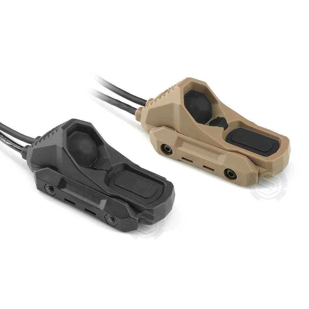 2024 nuevo interruptor doble de sincronización táctica AXON actualizado NGAL LA-23 SF enchufe para linterna Cable de 7 "14" con adaptador Picatinny MLOK - imagen 2