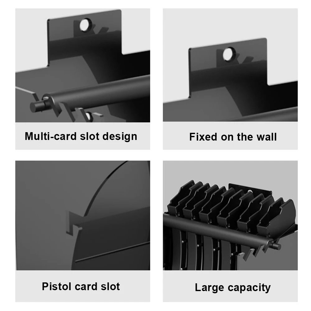 Revistero táctico, soporte con Clip para munición, soporte magnético para montaje en pared, estante de almacenamiento Universal para revistas y armas, soporte de exhibición para revistas Airsoft - imagen 3