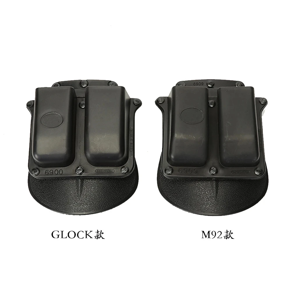 Funda táctica para revista estilo Paddle 6900 para Glock 9mm.40 Cal Mags Holster 6909 apto para soporte de Clip de cintura Airsoft M92 - imagen 3
