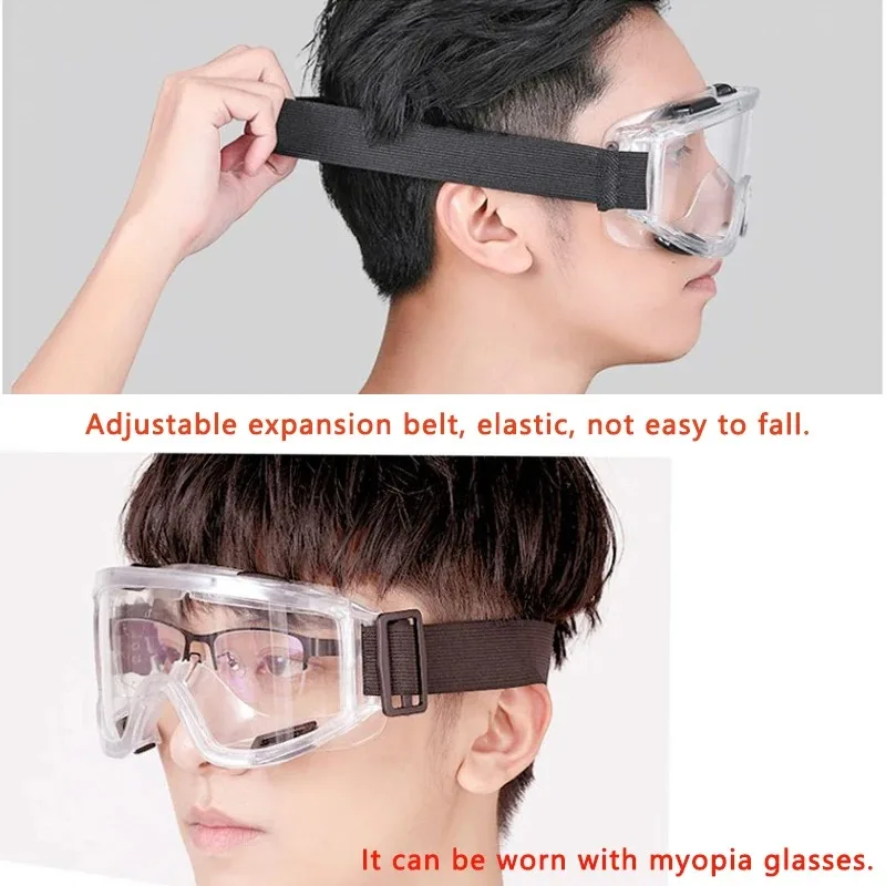 Gafas protectoras antiniebla transparentes – Seguridad industrial - imagen 4