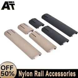 Juego de 8 unidades de 20mm, accesorios de riel de plástico de nailon, Kit de montaje de Airsoft, sistema de ranura para juegos de guerra al aire libre, cubierta de riel de cazatalentos