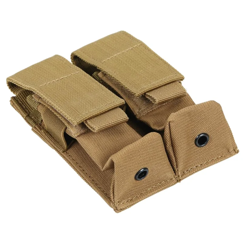 Sistema Molle, doble bolsa para revistas de 9MM, bolsas para chaleco Molle, soporte para Mag, funda para linterna, accesorios de caza al aire libre, riñonera - imagen 5