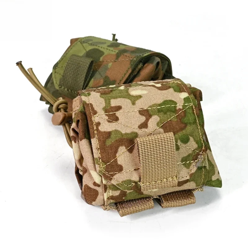 Bolsa de almacenamiento táctica plegable de nailon resistente al agua 500D para artículos varios, esencial para acampar y cazar