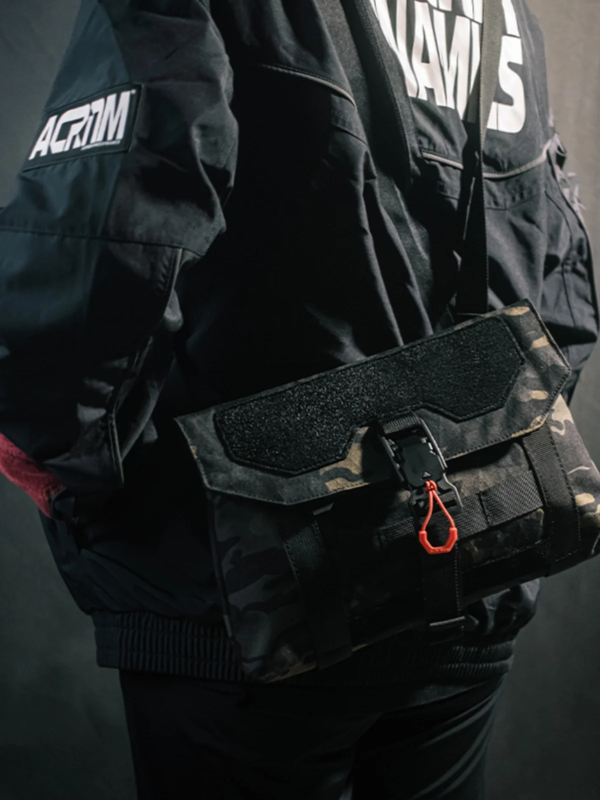 Bolso de hombro al aire libre, bolsa de par pegajoso mágico, bolso táctico cruzado - imagen 5