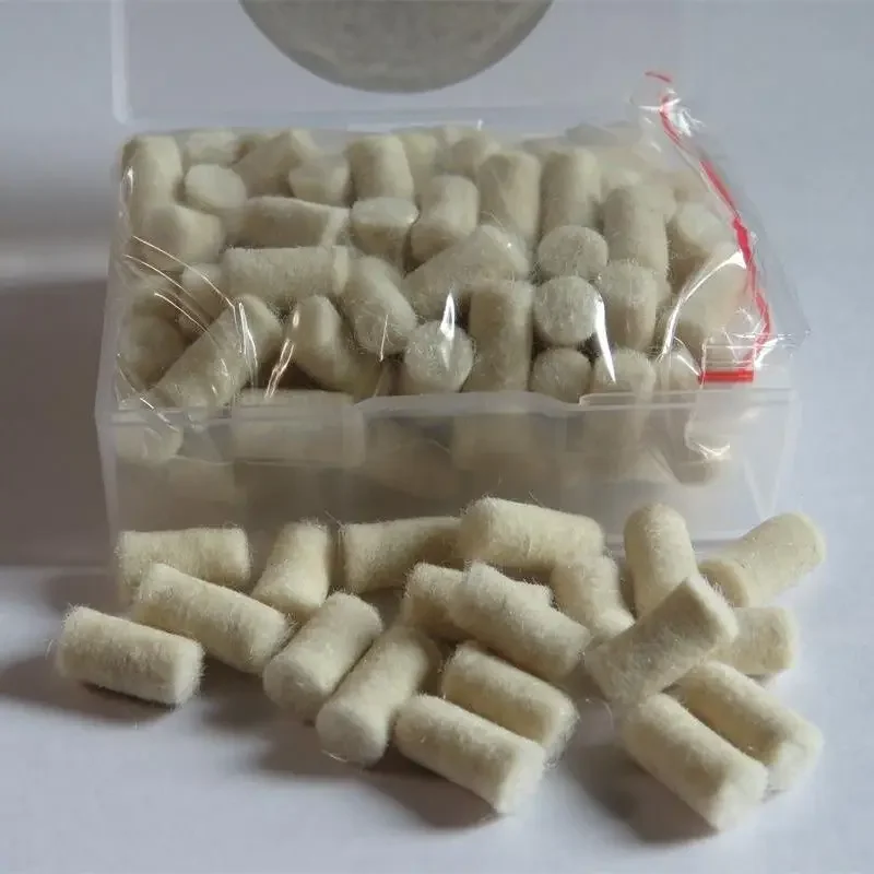 Juego de Herramientas tácticas para limpieza de cañón, limpiador de bolas de algodón de calibre 200, piezas, 177, 22, 25, para caza, Airsoft - imagen 3