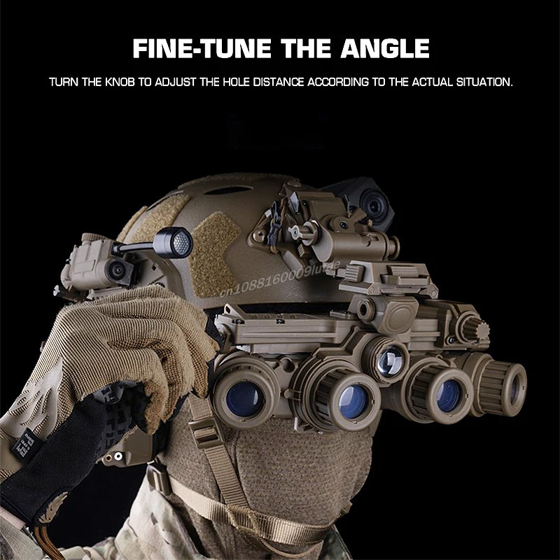 Casco táctico GPNVG 18, gafas de visión nocturna, modelo NVG DUMMY, versión de fusión térmica, casco Airsoft, accesorios de decoración - imagen 3