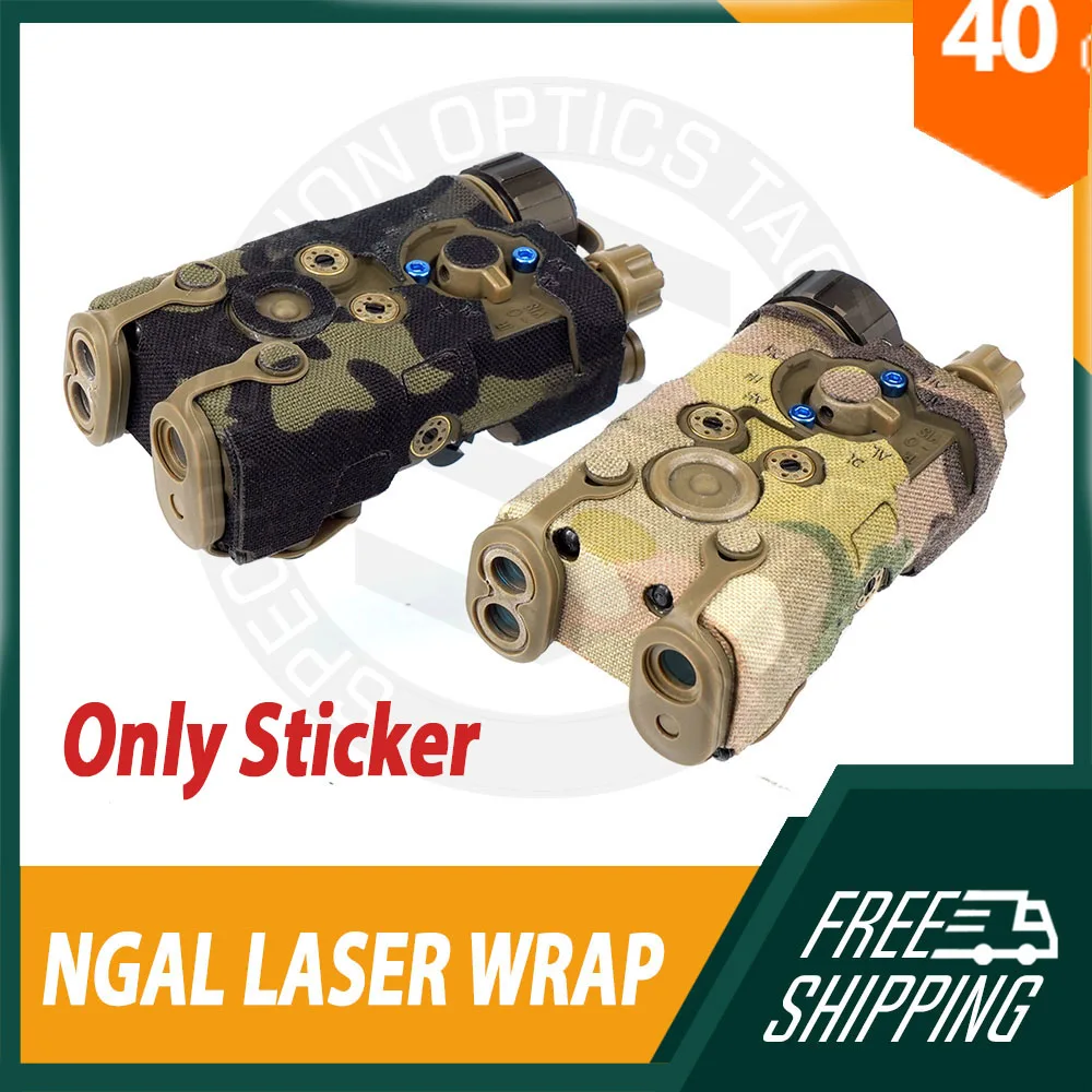 Color MC/MCBK de la etiqueta engomada de la protección de la etiqueta de la envoltura de la piel del puntero láser de NGAL