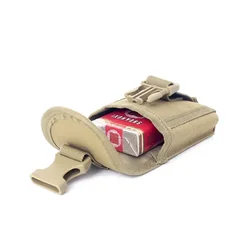 Bolsa táctica Molle Utility EDC, bolsa para cigarrillos, chaleco, mochila, cinturón, riñonera de caza