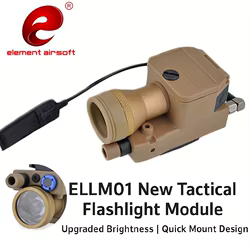 Element ELLM01 Linterna Táctica Láser Infrarroja Roja y LED IR