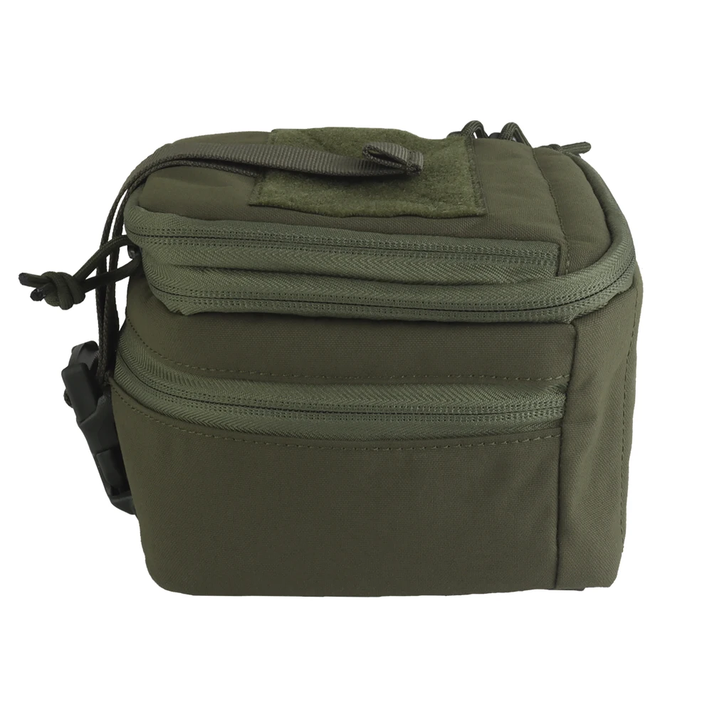 Bolsa táctica Molle Binocular NVG, caja de almacenamiento de gafas de visión nocturna de doble capa, bolsa Edc a prueba de golpes, accesorios de caza - imagen 3