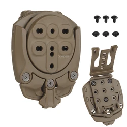 Accesorios para funda de pistola, plataforma de cintura de 360 grados, Kit de desconexión rápida para cinturones, caza, tiro, adaptador de Base de funda táctica