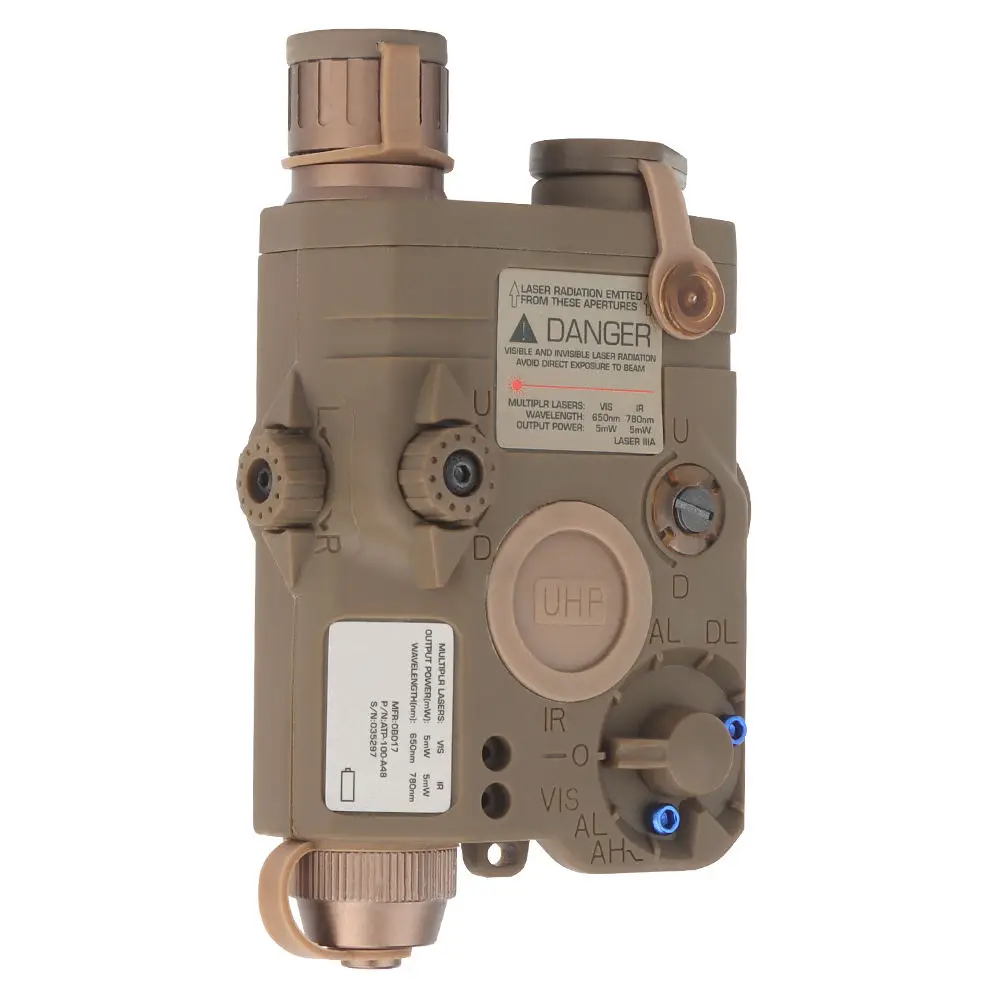 Control de cola de ratón PEQ 15 caja de batería con luces de Flash láser rojas y verdes e IR para juegos CS al aire libre, accesorios de caza - imagen 2